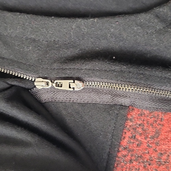 Cfait Pour Vous Paris Burnt Orange Sweater dress Geometric Cowl neckline - Picture 4 of 13